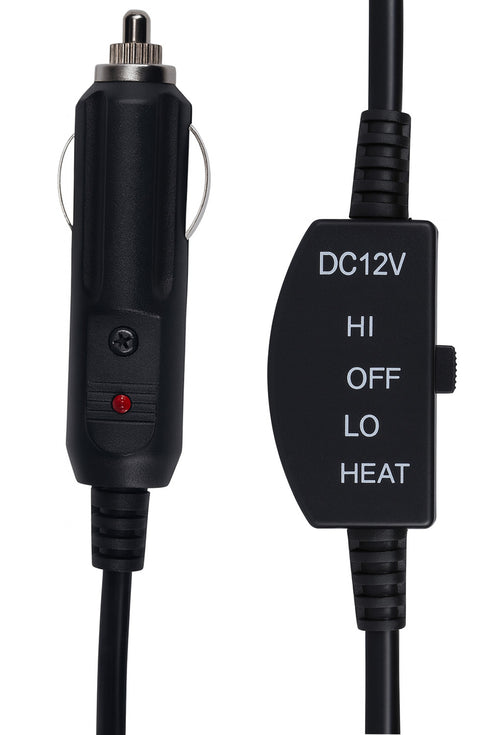 12V Heated Car Seat Cushion Cover - Electric Heating Pad with Adjustable Temperature for Car, Office, or Home Use