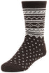 Men’s Winter Thermal Socks – Warm Fleece Lined Knitted Grip Socks with Stylish Nordic Pattern