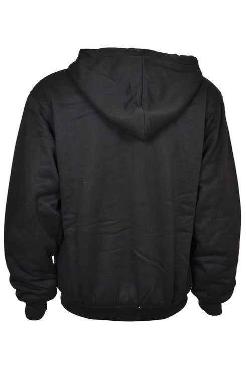 Mens Thick Warm Fleece Fur Lined Hoodie