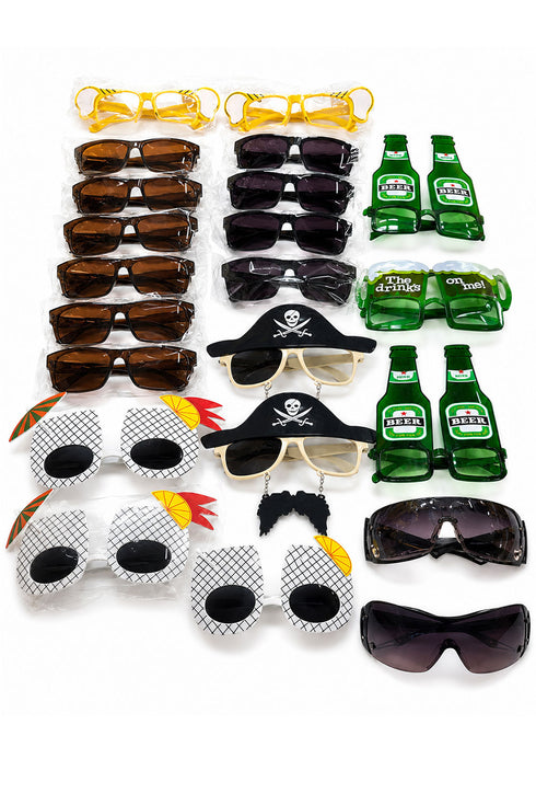 37 Pack Mixed Summer & Party Glasses - From 67p Per Unit