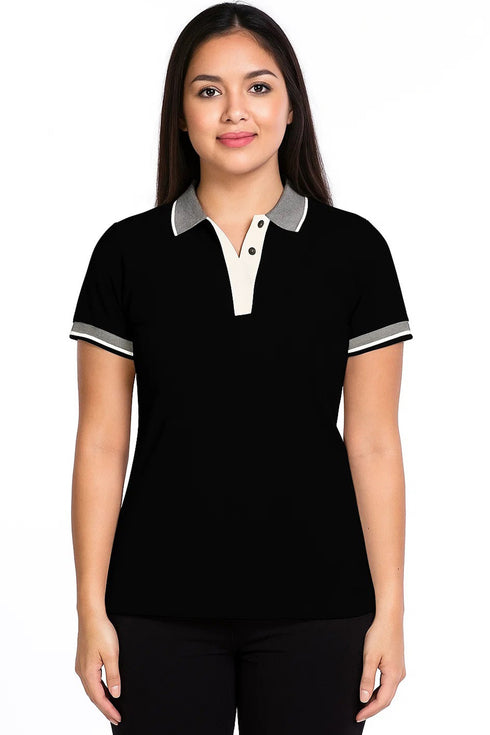 Womens Polo Collar T-Shirt