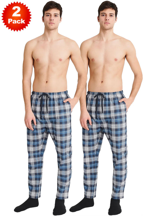 2 Pack Mens Sleepwear Pyjamas
