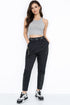 Women’s Slim Fit Jogger Pants with Zip Pockets