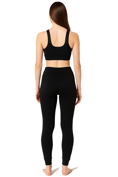 Women's Heat Velvet Plush Leggings – Faux Fur Lined Thermal Tights