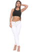Women’s White High Waist Skinny Jeans