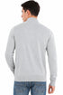 Mens Quarter Zip Funnel Neck Jumper