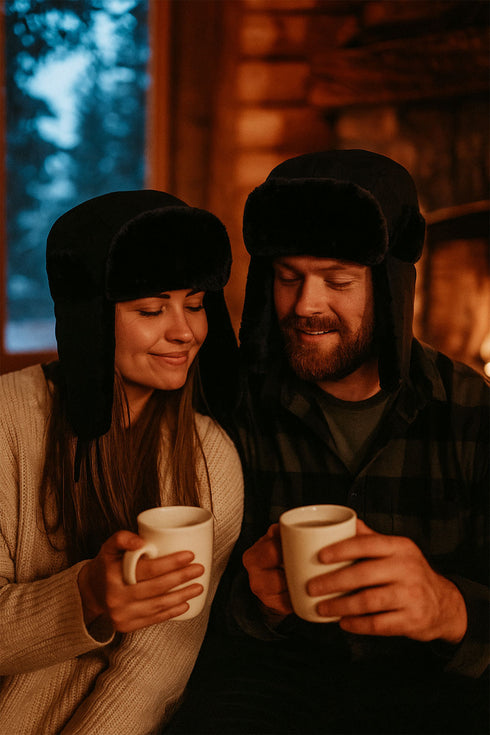 Unisex Winter Trapper Hat – Warm Faux Fur Ear Flap Hat for Cold Weather