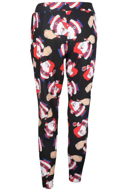 Womens Christmas Santa Print Pajama