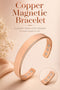 Copper Magnetic Bracelet – Adjustable Open Cuff Copper Bracelet