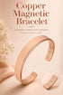Copper Magnetic Bracelet – Adjustable Open Cuff Copper Bracelet