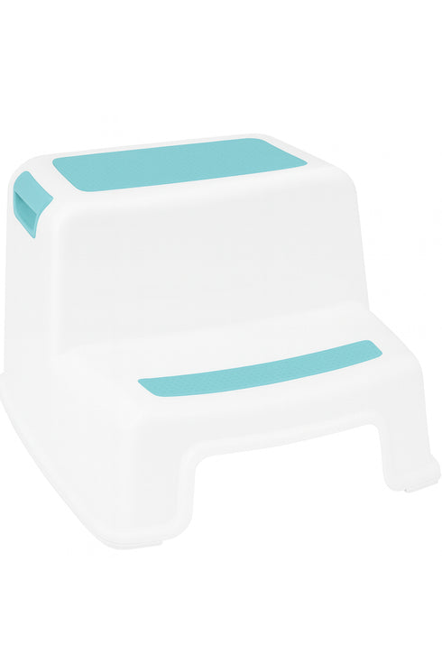 Two-Step Stool with Non-Slip Surface – Bathroom, Kitchen, and Home Use