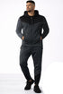 Men’s Colour Block Hooded Tracksuit Set – Zip Hoodie & Joggers