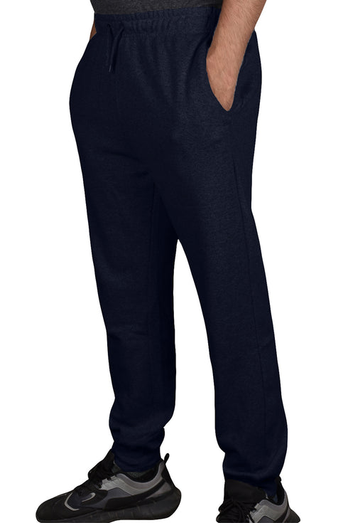 Men Elasticated Drawstring Fleece Bottoms