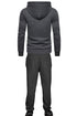 Mens Full Zip Plain Tracksuit