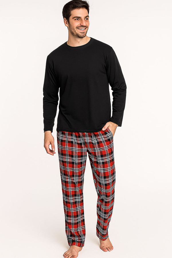 Mens Long Sleeve Lounge Set - Pyjama Set