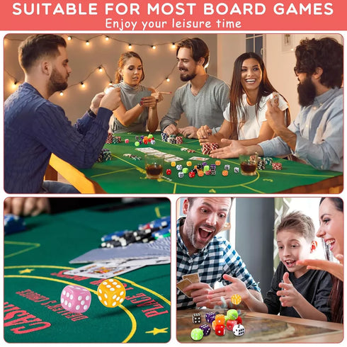 Six Sided Spot Dice for Ludo Monopoly Board Games