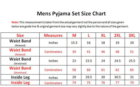 2 Pack Mens Polycotton Nightwear Pyjamas