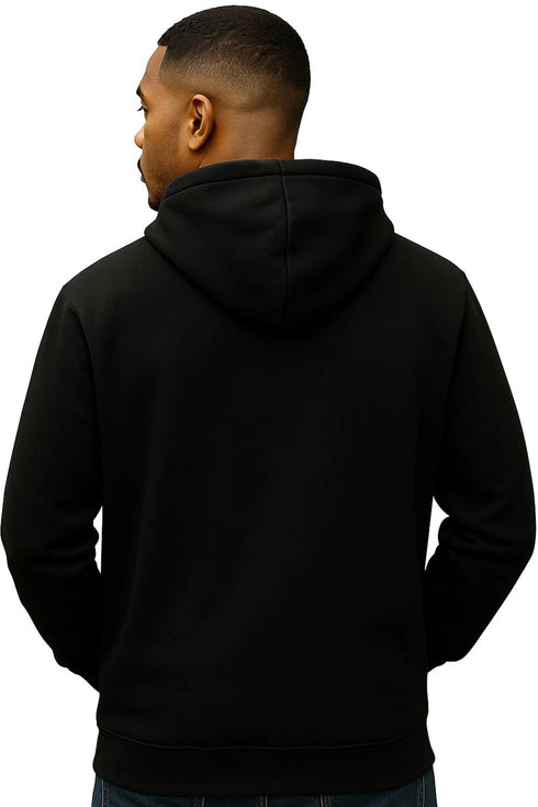 Plain Polyester Pullover Hoodie