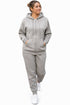 Women’s Hooded Tracksuit Set – Zip Up Hoodie & Joggers Lounge-wear Set