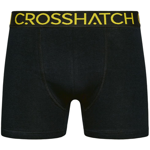 Crosshatch Men's Single Pack Boxer Knightling PKD Yellow