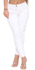 Women’s White High Waist Skinny Jeans