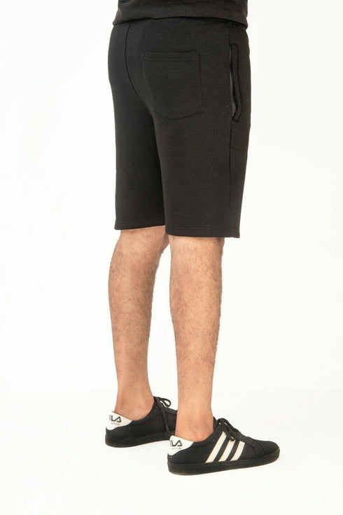 Mens Fleece Shorts with Zip Pockets