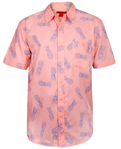 6 Pack Mens Beach Hawaiian Shirt Short Sleeve Summer Shirt