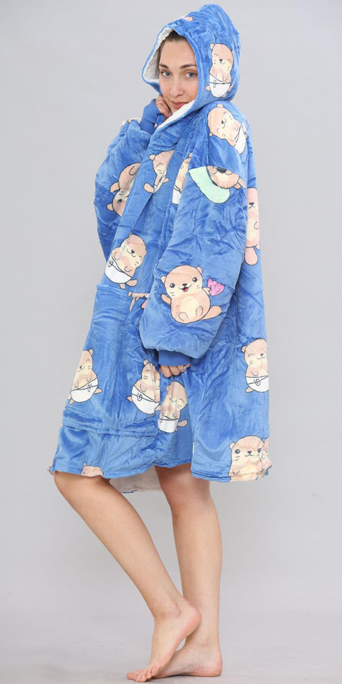 Cozy Unisex Blanket Hoodie - Ultimate Comfort and Warmth for All Genders