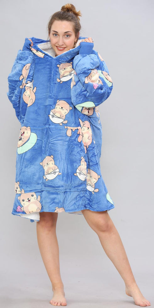 Cozy Unisex Blanket Hoodie - Ultimate Comfort and Warmth for All Genders