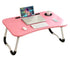 Portable Laptop Table for Bed Adjustable Folding Bed Desk Tray