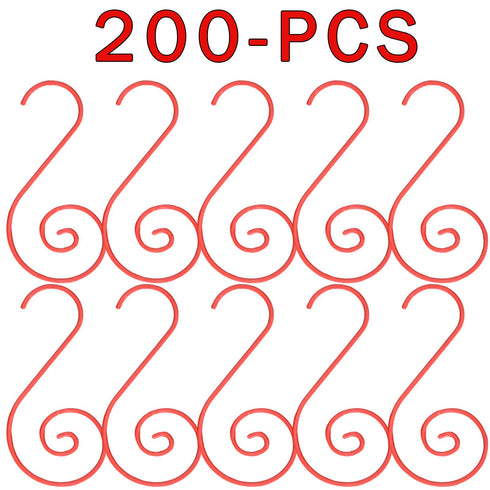 S-Shaped Ornament Bauble Hanging Metal Hooks