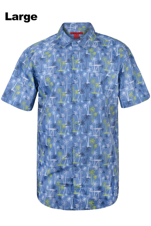 26 Pack Men’s Assorted Short Sleeve Beach Shirts - From £3.46 Per Unit