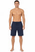 Men’s Navy Fleece Cargo Shorts