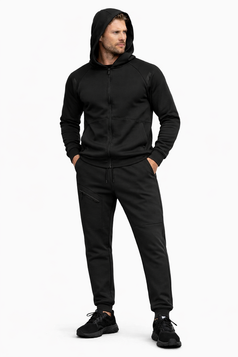 Men’s Winter Tracksuit Set | Full Zip Hoodie & Joggers