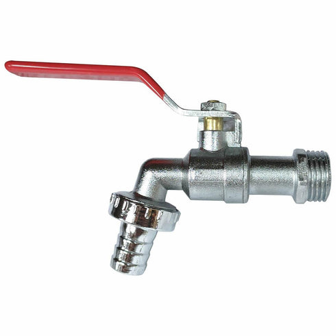 True Face Garden Water Tap Connector - Silver PSB_WaterTap_GRDNTP3/4_SLVR_1s