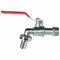 True Face Garden Water Tap Connector - Silver PSB_WaterTap_GRDNTP3/4_SLVR_1s