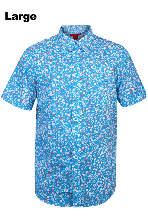 26 Pack Men’s Assorted Short Sleeve Beach Shirts - From £3.46 Per Unit