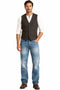 Men’s Straight Fit Washed Denim Jeans