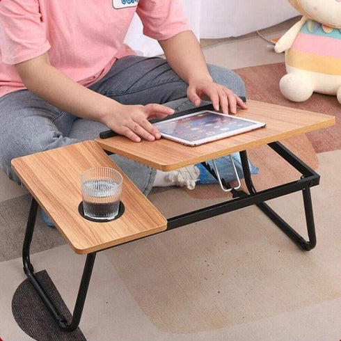 Foldable Laptop Desk Portable Folding Computer Table for Home & Office