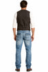 Men’s Straight Fit Washed Denim Jeans
