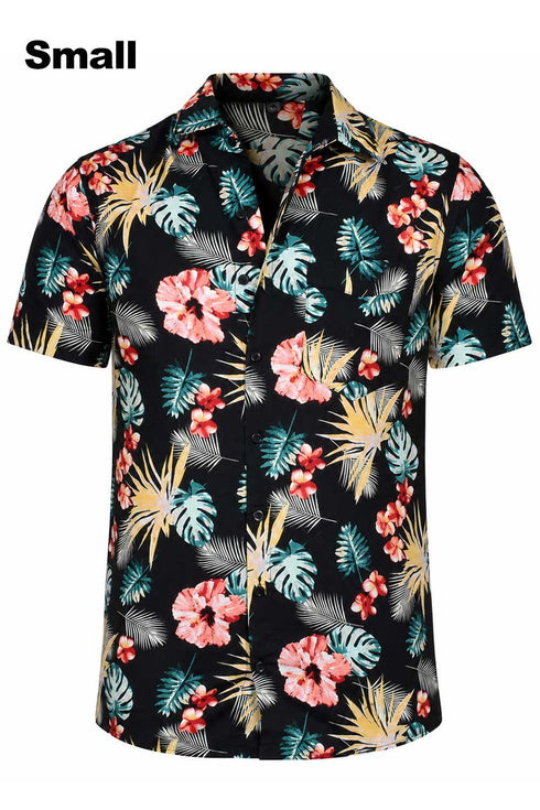26 Pack Men’s Assorted Short Sleeve Beach Shirts - From £3.46 Per Unit