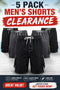 5 Pack Men’s Medium Cargo Shorts