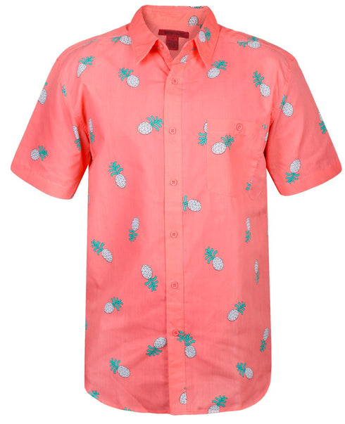 6 Pack Mens Beach Hawaiian Shirt Short Sleeve Summer Shirt