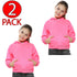 2 Pack Kids Casual Fleece Pullover Hoodie