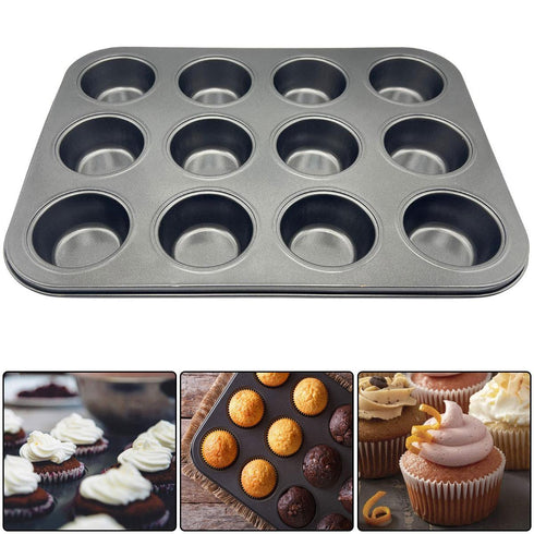 Non Stick Cupcake & Muffin Baking Tray