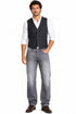Men’s Straight Fit Washed Denim Jeans