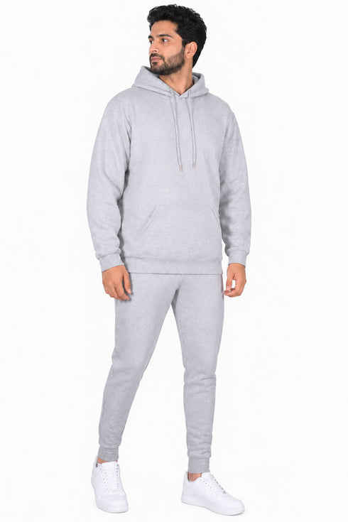 Men’s Pullover Hoodie Tracksuit Set - Fleece Jogging Suit