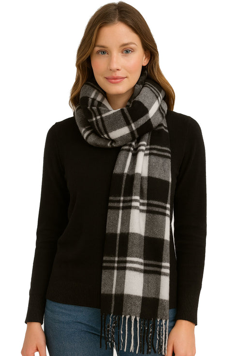 Stylish Unisex Winter Muffler – Soft Knit Wool Blend Scarf