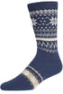 Men’s Griper Thermal Socks – Warm Winter Knitted Crew Socks with Stylish Nordic Pattern