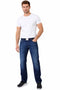 Mens Enrico Bootcut Denim Jeans with Free Belt